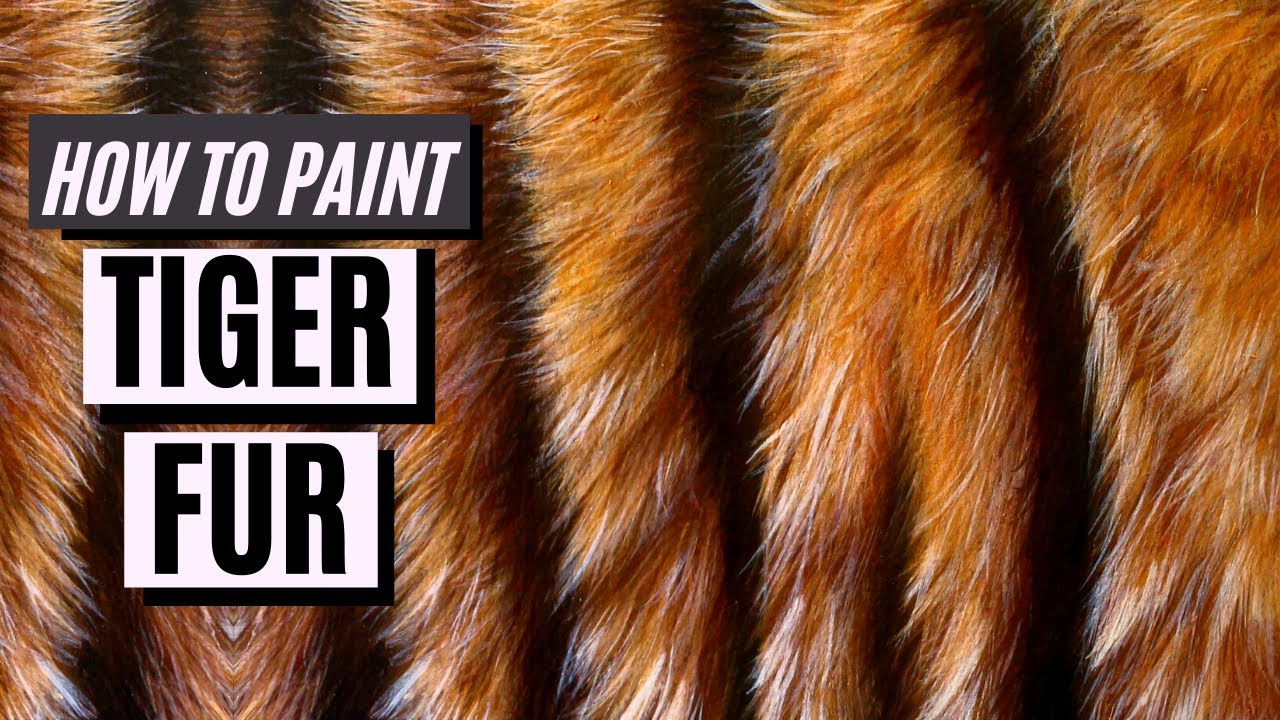 How To Paint TIGER FUR Easily
