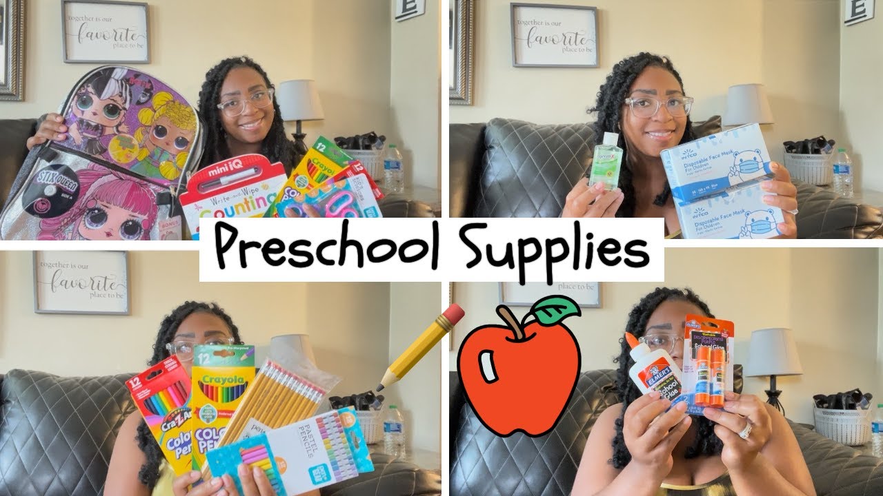 Preschool Supplies Haul | Back To School | Target | Walmart | #backtoschool #preschool #fypシ #foru