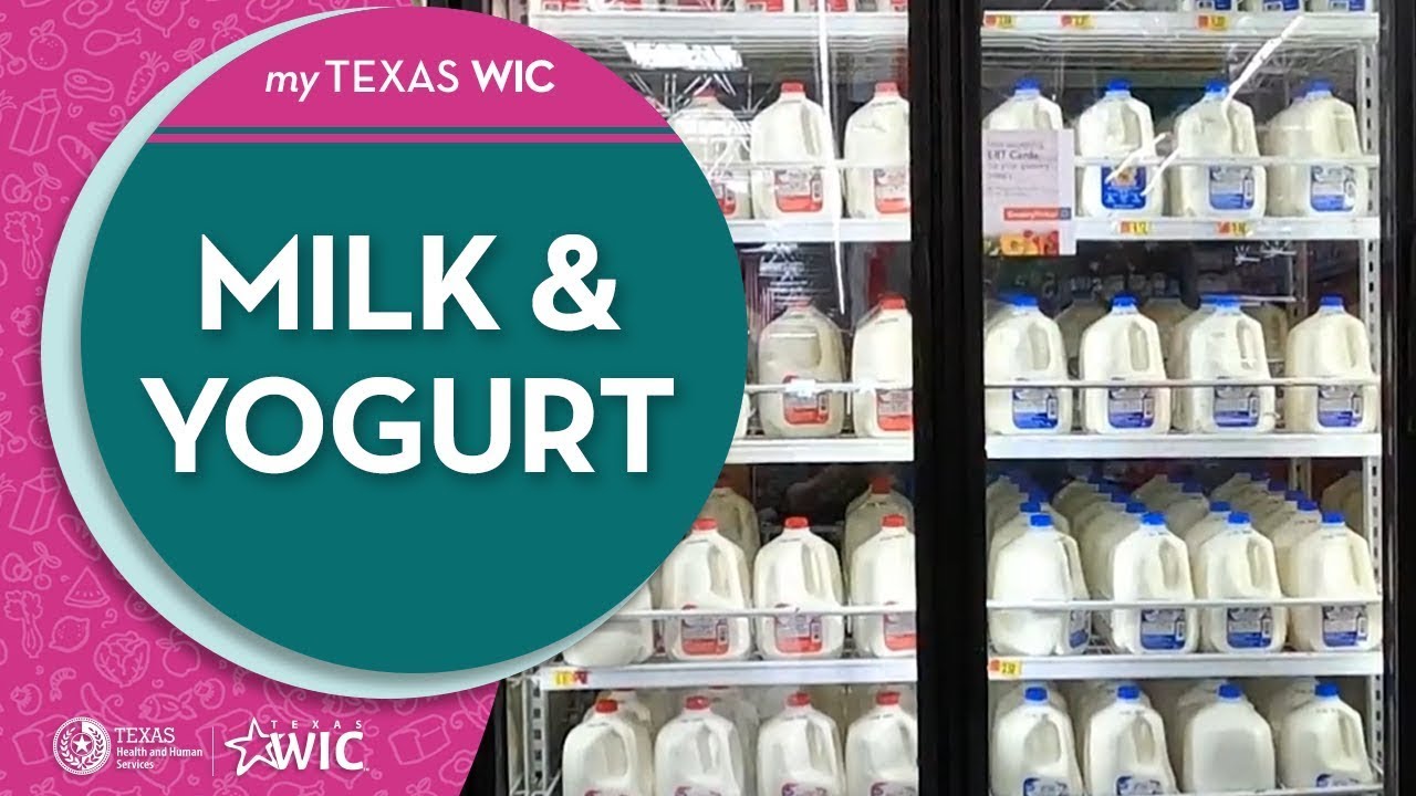 Shopping with Texas WIC: Milk and Yogurt | TexasWIC.org
