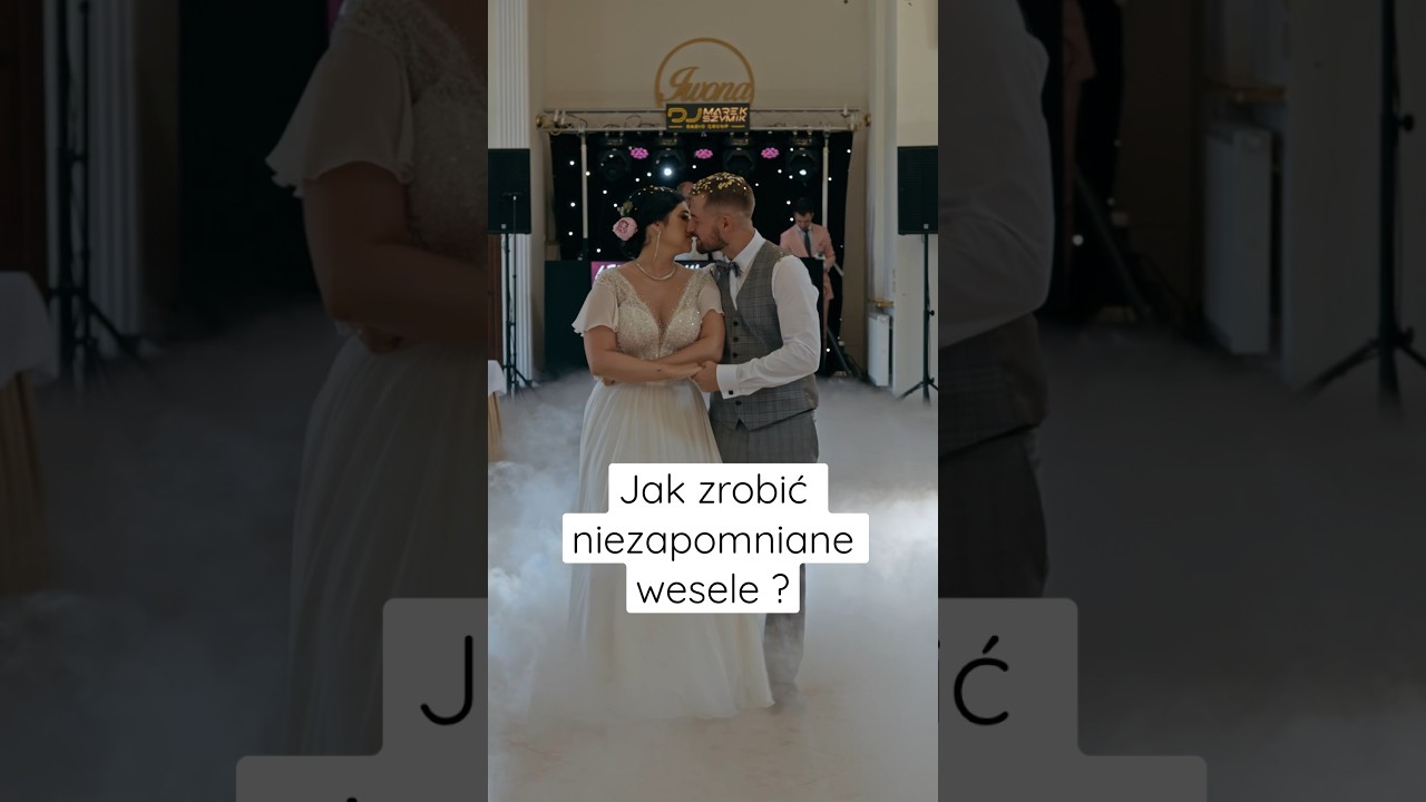 Spos&oacute;b na niezapominanie wesele 🔥 #dj #djnawesele #młodapara ##slubneinspiracje #wedding #wesele