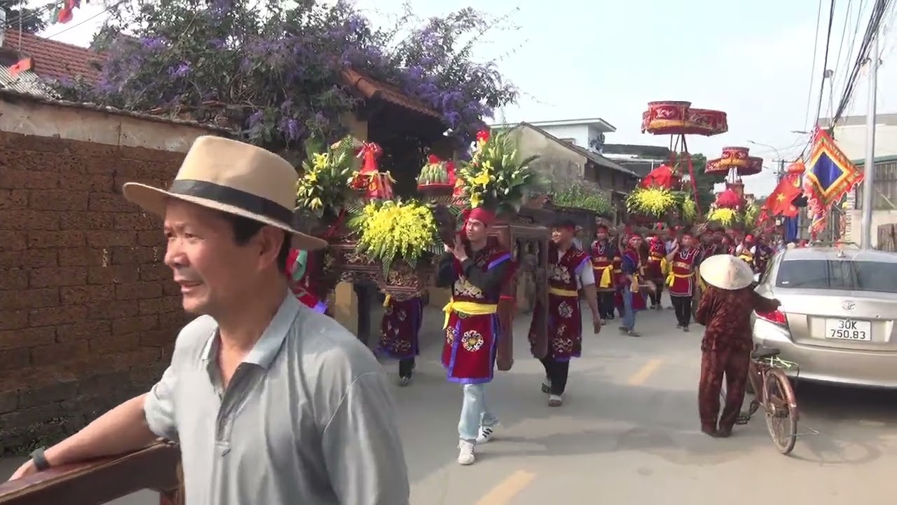 Lễ hội đình làng tường phiêu .chương trình tập duyệt rước thánh  13.1. 2026