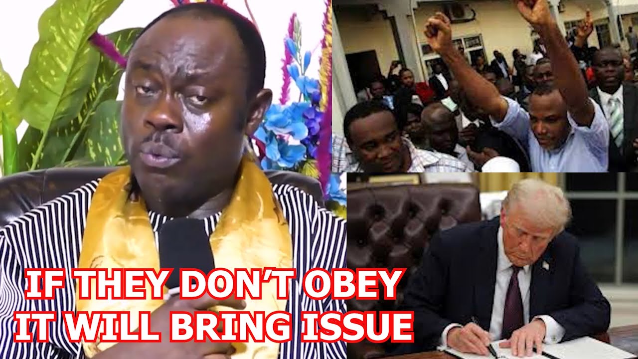 DONALD TRUMP WILL GIVE ORDER FOR NNAMDI KANU TO BE LET GO AND IF THEY REFUSE...POSSIBILITY TV.