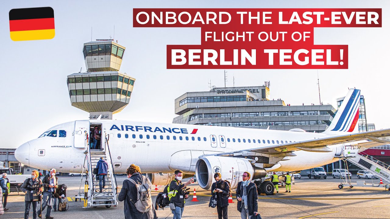TXL's Final Flight! | Air France (ECONOMY) | Berlin Tegel - Paris Charles De Gaulle | Airbus A320