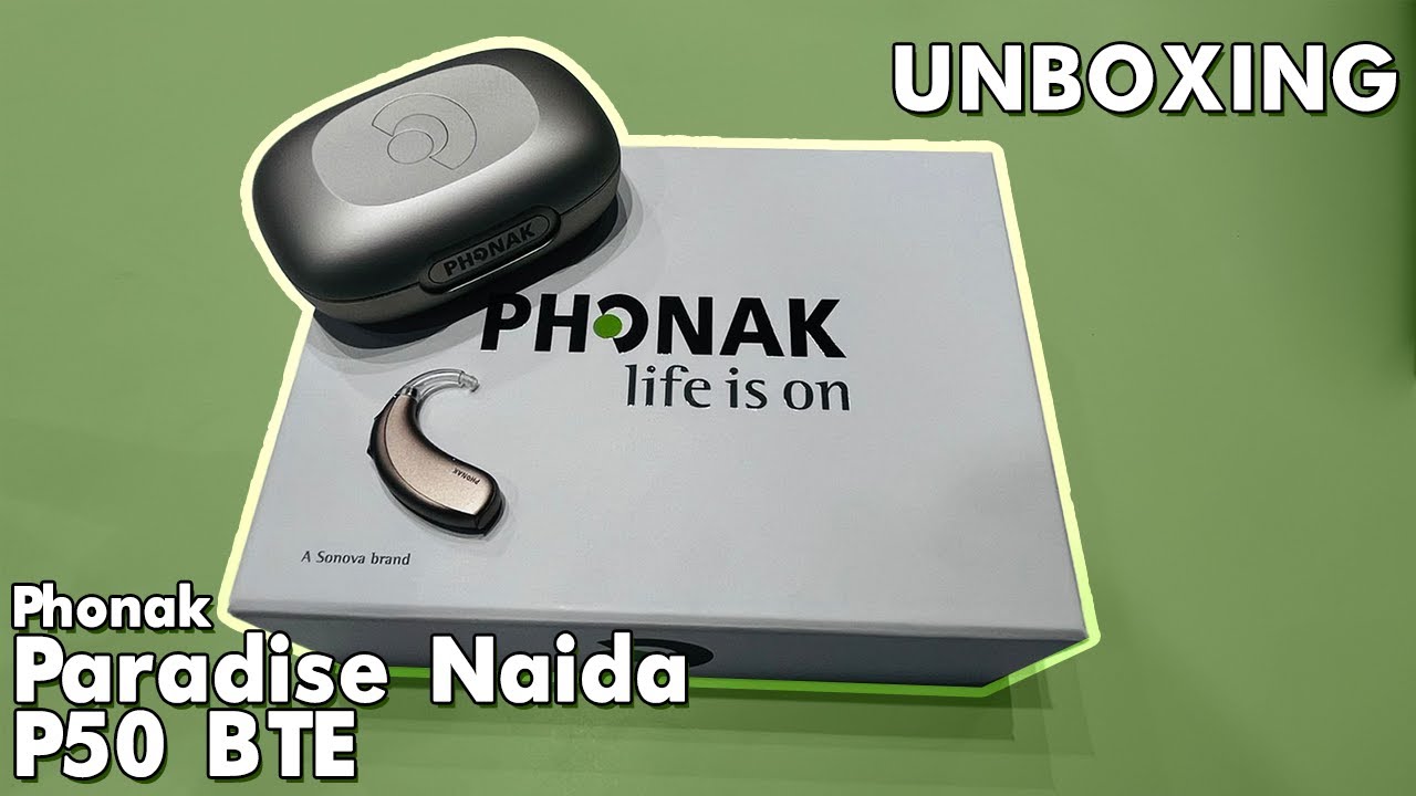 Paradise Naida P50 UP Detailed BTE I UNBOXING I Phonak Hearing aids​