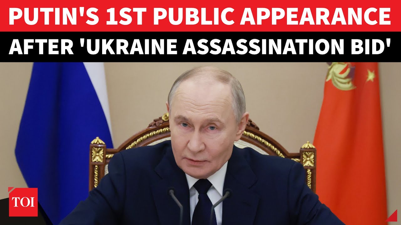 Putin Delivers 1ST Speech After Surviving 'Ukrainian Attack' | Big Military Order Issued | WATCH