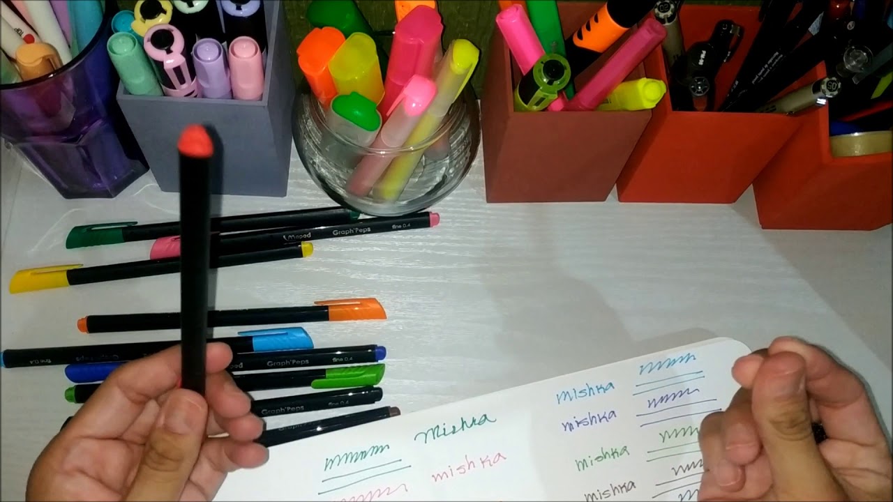 Rese&ntilde;a de Rotuladores Graph' Peps de MAPED | Mishka