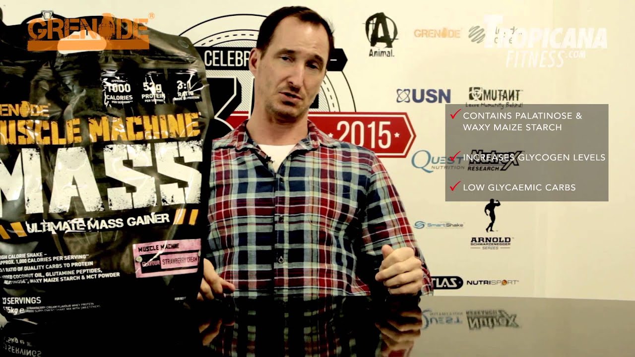 Product Review of Muscle Machine Mass From Grenade by Mark Gilbert