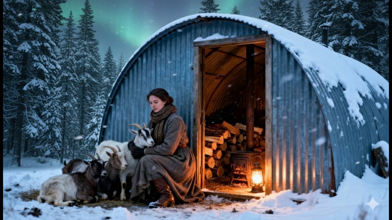 Nachbarn lachten über ihr Refugium… bis sie ihre Ziegen im Blizzard 1890 rettete la tormenta de 1890
