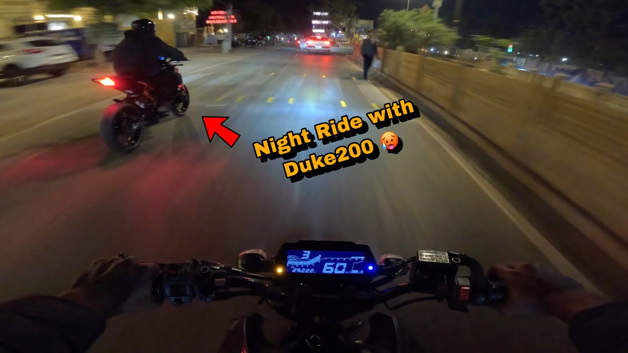 Late Night Ride with Friend's MT-15 with Duke200 🔥| ride ke last me mood off Kar Diya 😱