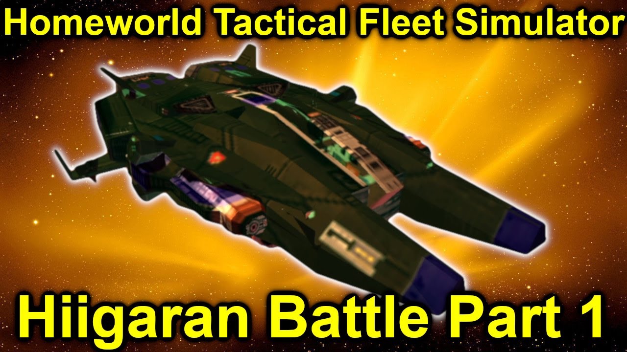 This mod is AWSOME! | Homeworld Tactical Fleet Simulator | Hiigaran Battle Episode 1