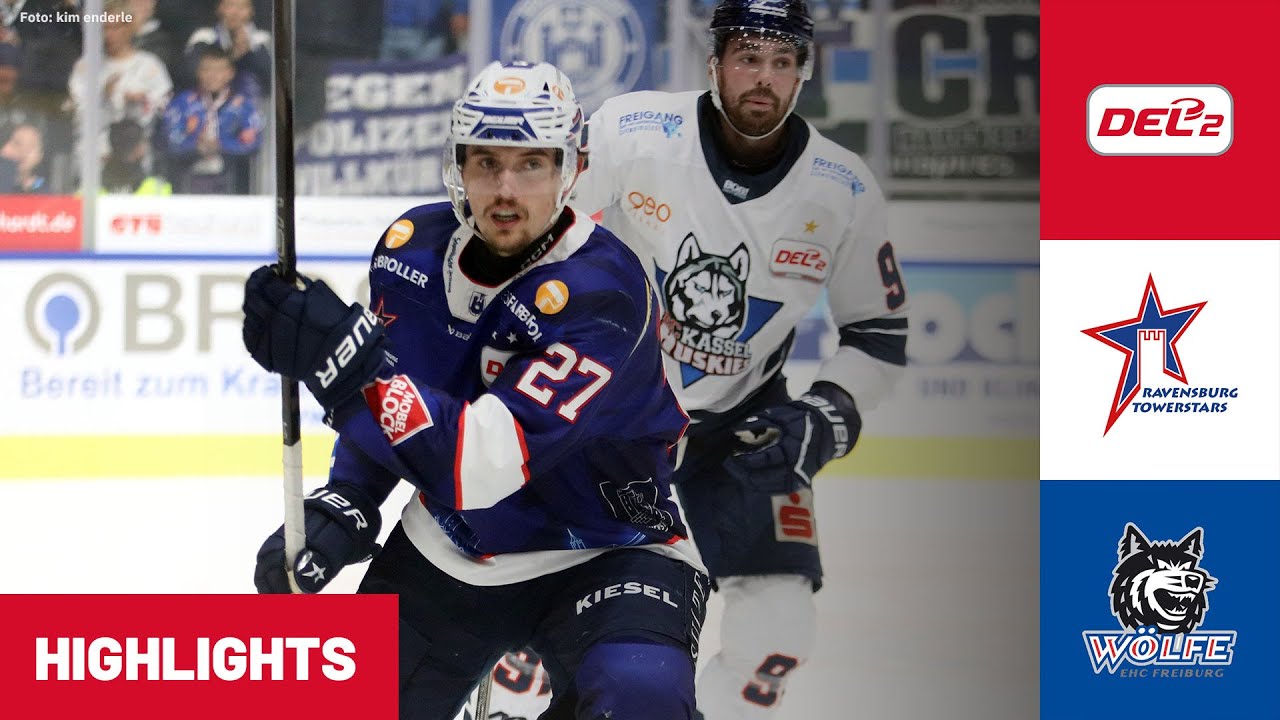 DEL2: Ravensburg Towerstars vs. EHC Freiburg | Highlights