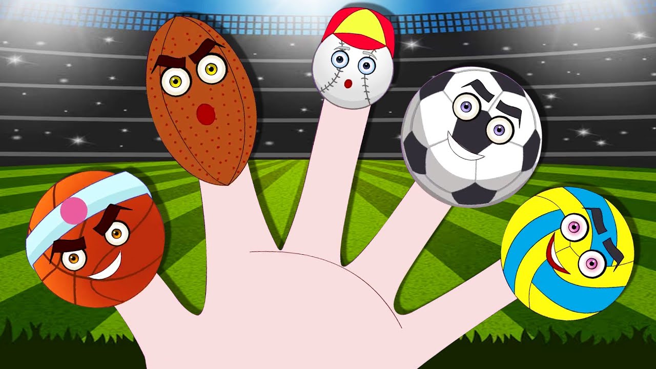 Finger Family Song With Sports Ball | Kids Songs And Nursery Rhymes Songs | Nursery Rhymes Street