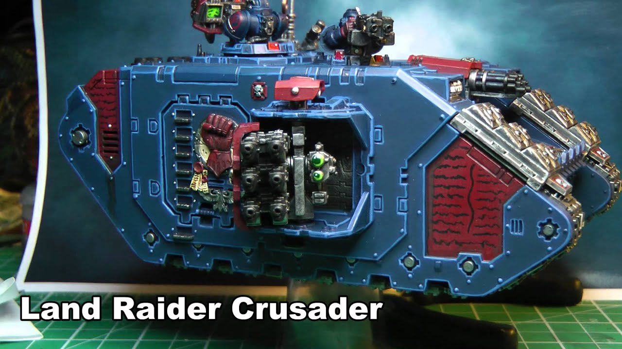 Space Marine Land Raiders - Crimson Fists