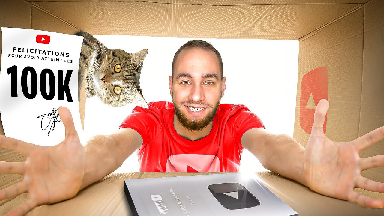 MON CHAT A UN TROPHEE YOUTUBE ! 😱😱