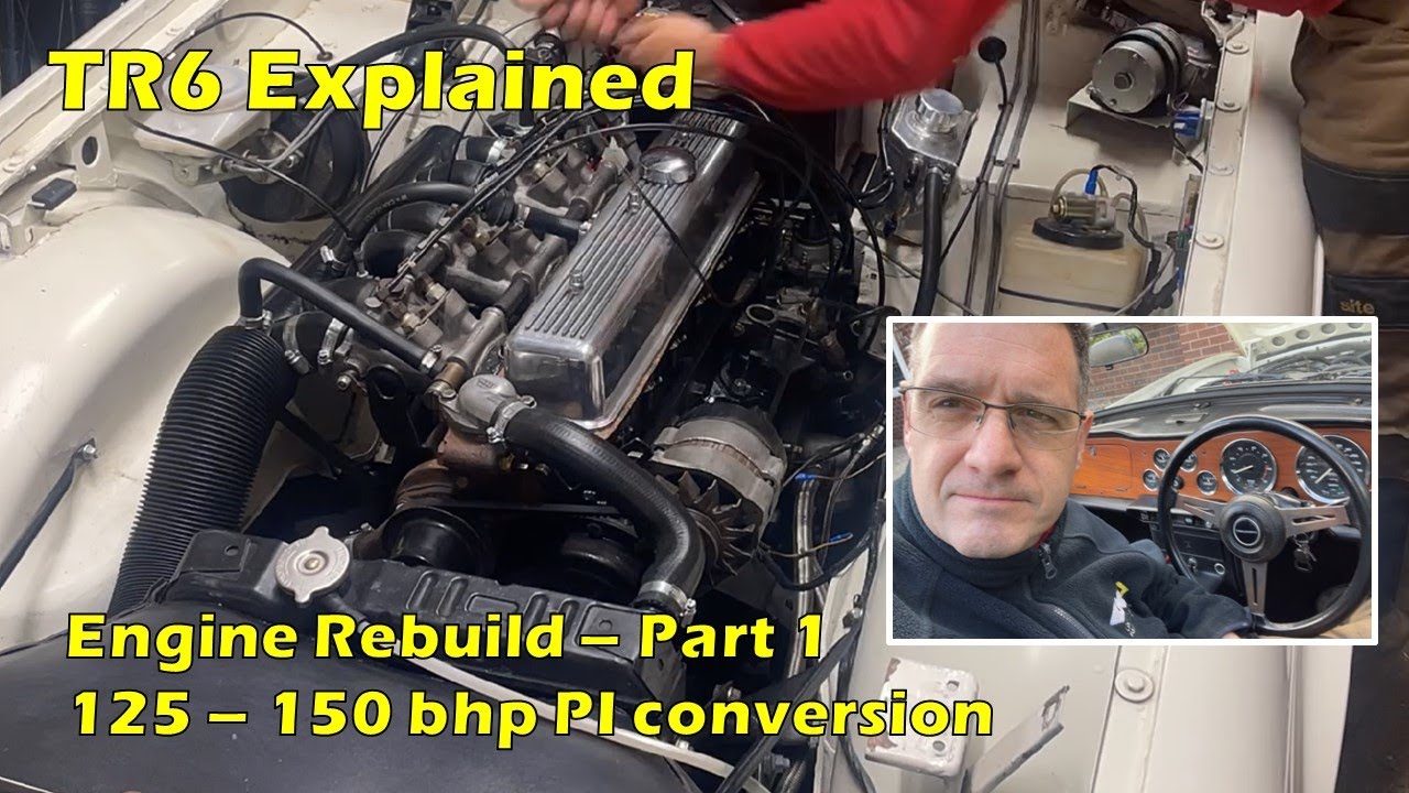 Triumph TR6 125-150hp conversion Part 1 - Engine removal and strip down