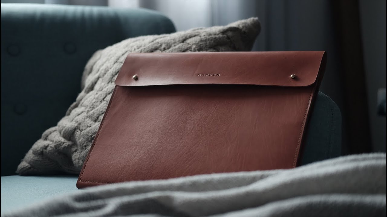 Making A Leather Folio ASMR