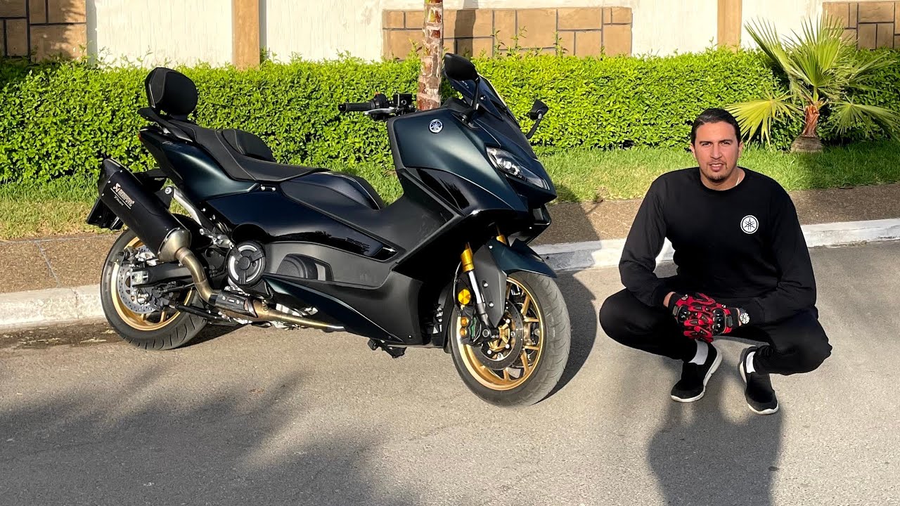 TEST RIDE N°18: YAMAHA TMAX 560 2022🏍🇲🇦🔥💥⚡🌐 أول فيديو ليها أولي كولشي تيتسناها