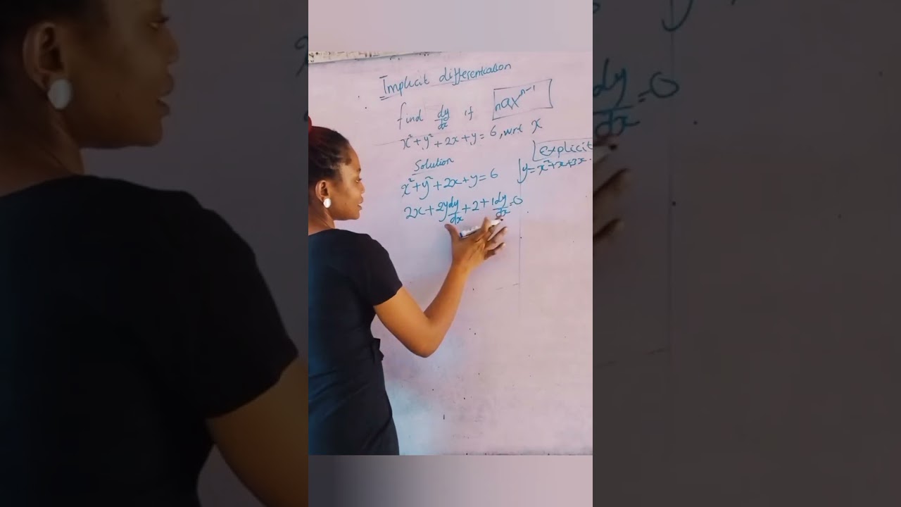 How to differentiate implicit functions #calculus #mathstips