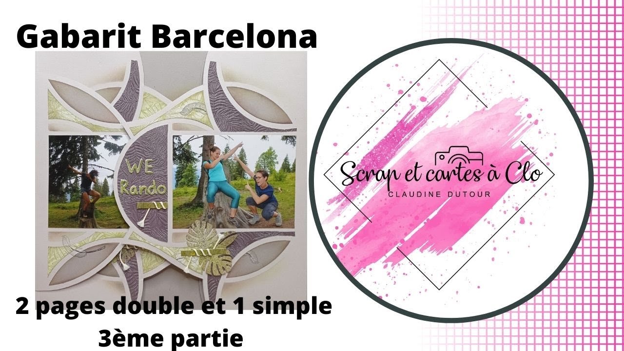 Gabarit Barcelona avec 2 pages doubles et une simple (3ème partie)