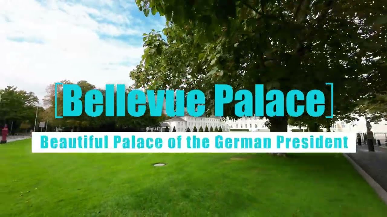[4K] Bellevue Palace - Beautiful Palace of the German President.