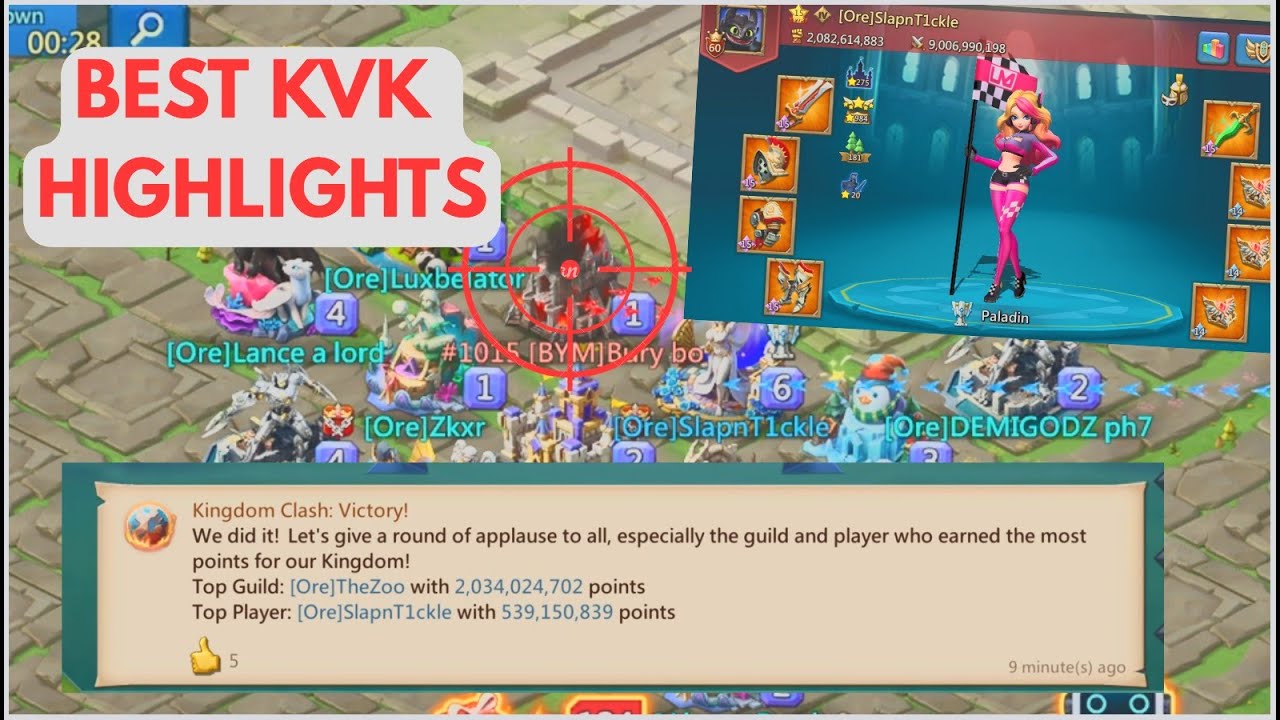 Lords Mobile -  INSANE KVK!  +50 Attacks vs 1 Trap. Destroying ONLINE Rally Traps. +500M Solo score.