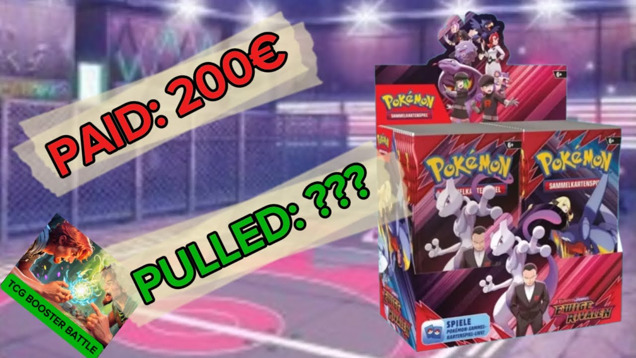 Ziehen wir Team Rockets Mewtu? Wir öffnen ein POKEMON EWIGE RIVALEN Display 🔥