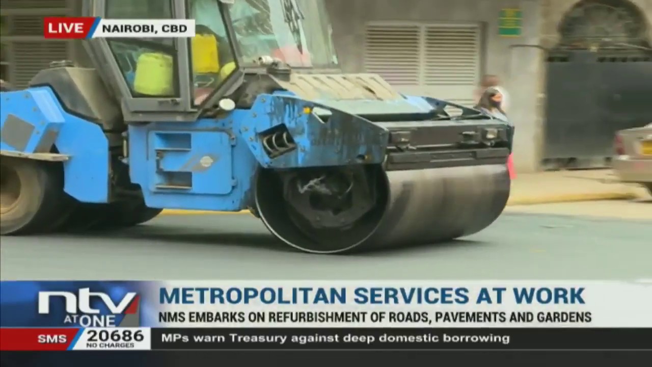 Nairobi Metropolitan Services embarks on refurbishment of roads