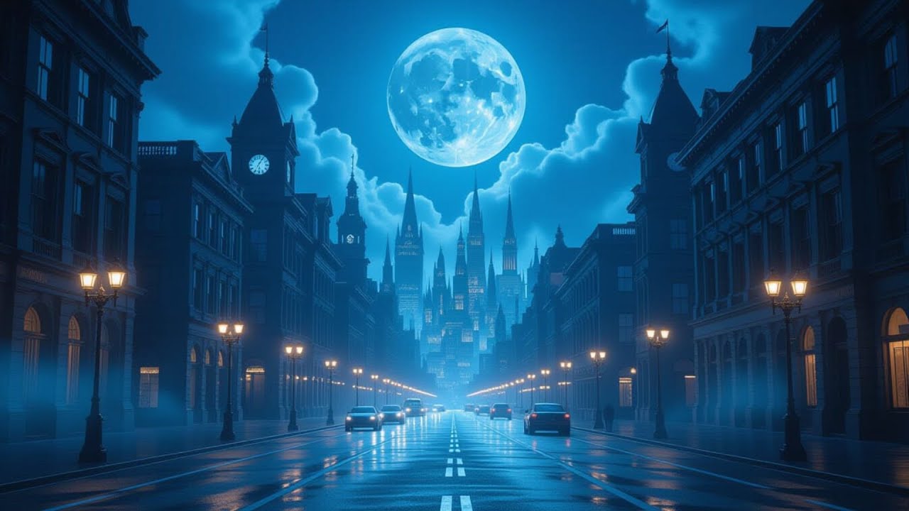 Streets Under Moonlight