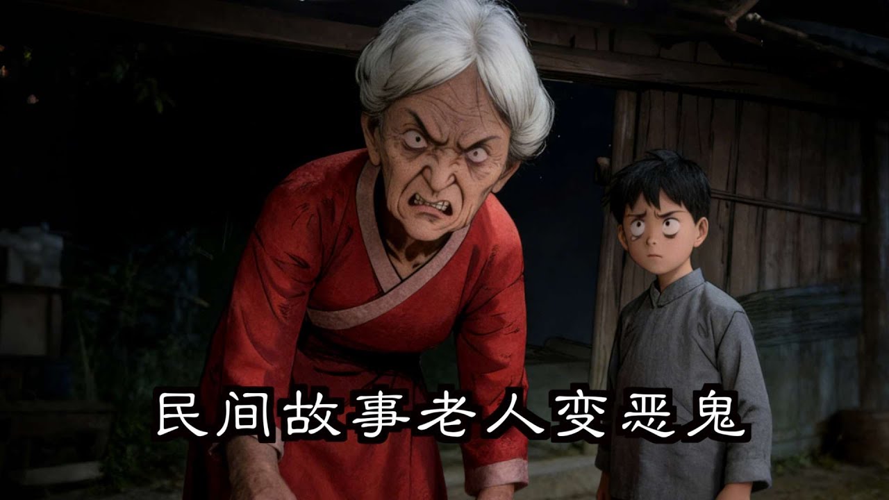 民间故事：老人变恶鬼  #恐怖故事#民間故事 #動漫