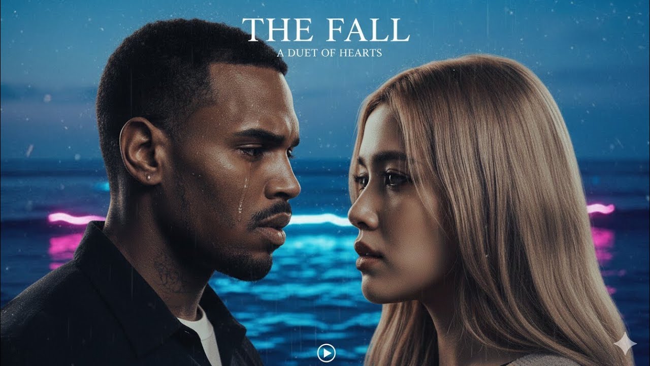 Chris Brown ft Rosé - Fall | Lyrics Video 