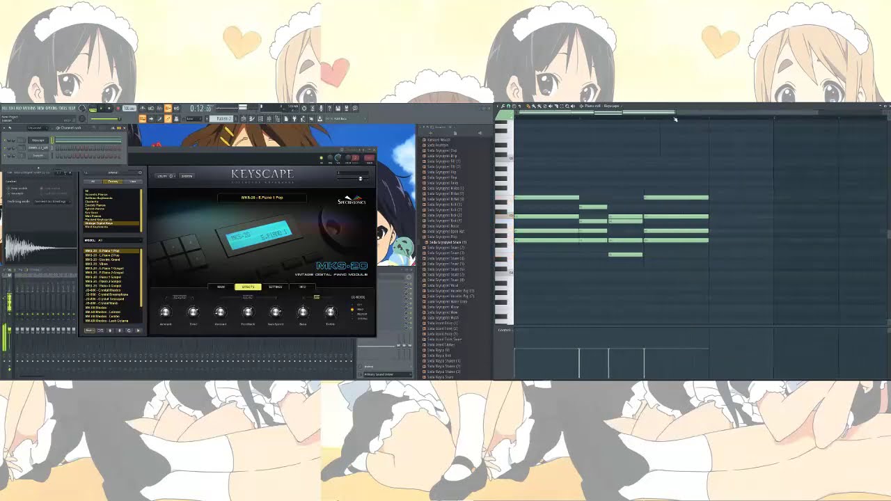 Moe Shop (music production fun with soundfonts&hearts;) Twitch Stream
