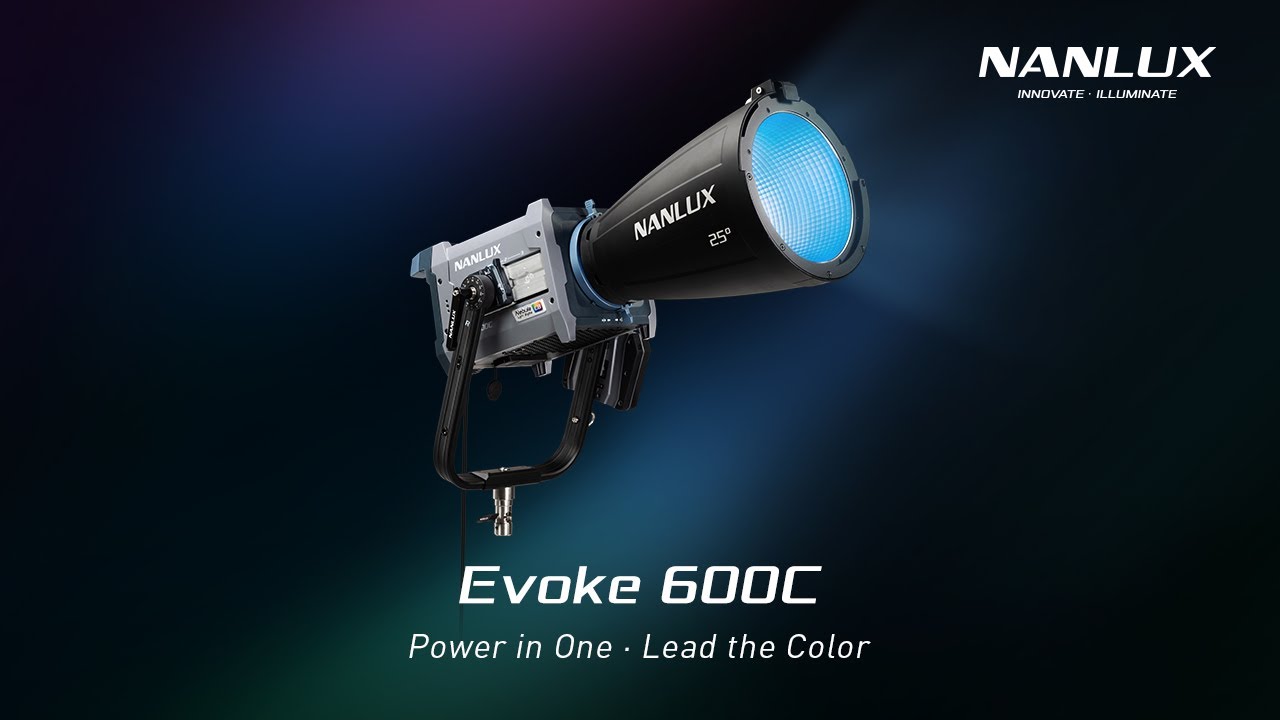 🎥 Nanlux Evoke 600C &ndash; Full-Colour LED Spotlight | Professional Cinematography Lighting