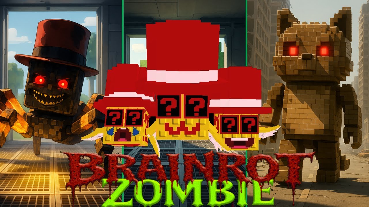 BRAINROT ZOMBIE | Lucky Blocks x Steal A Brainrot (Special Episode) | Official Music Video