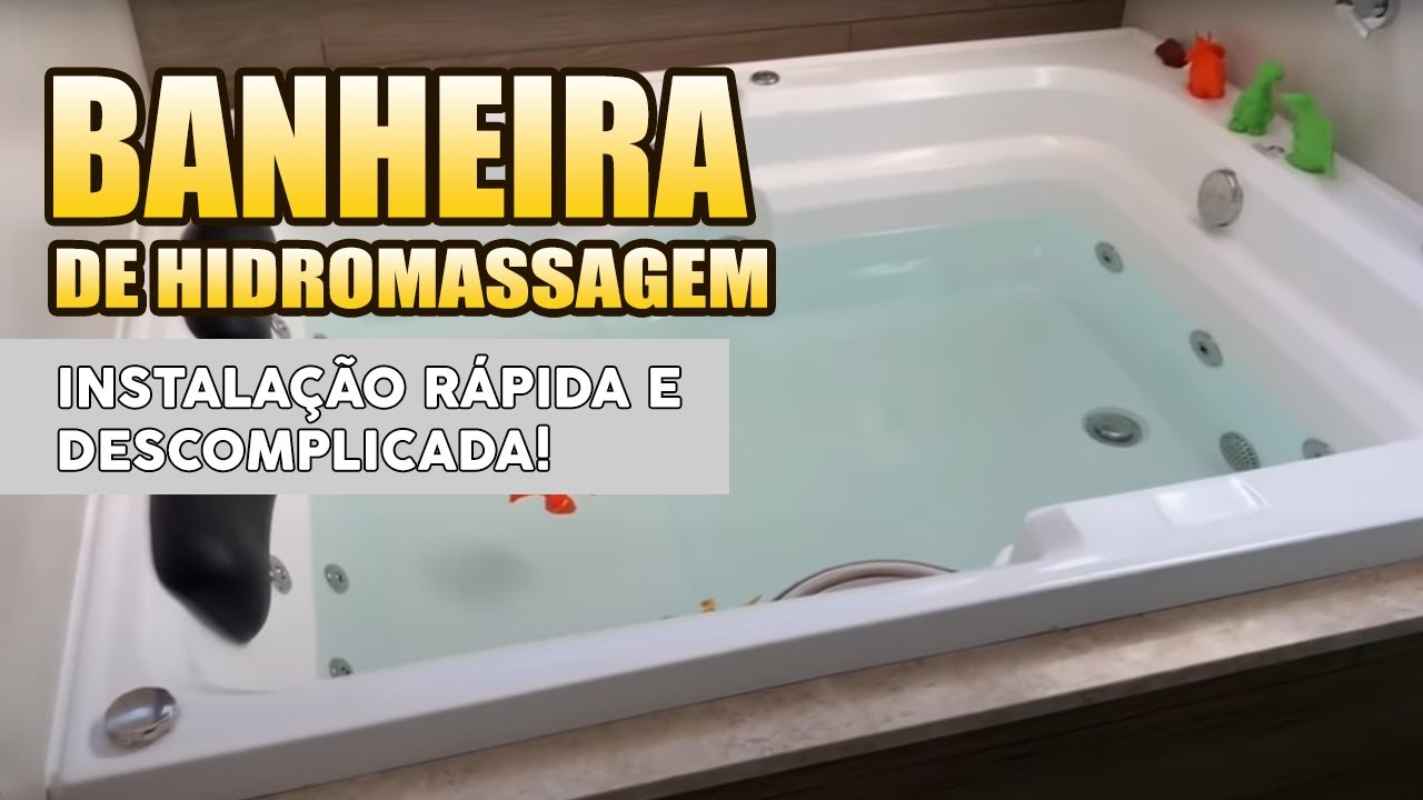Como instalar uma banheira de hidromassagem passo a passo.