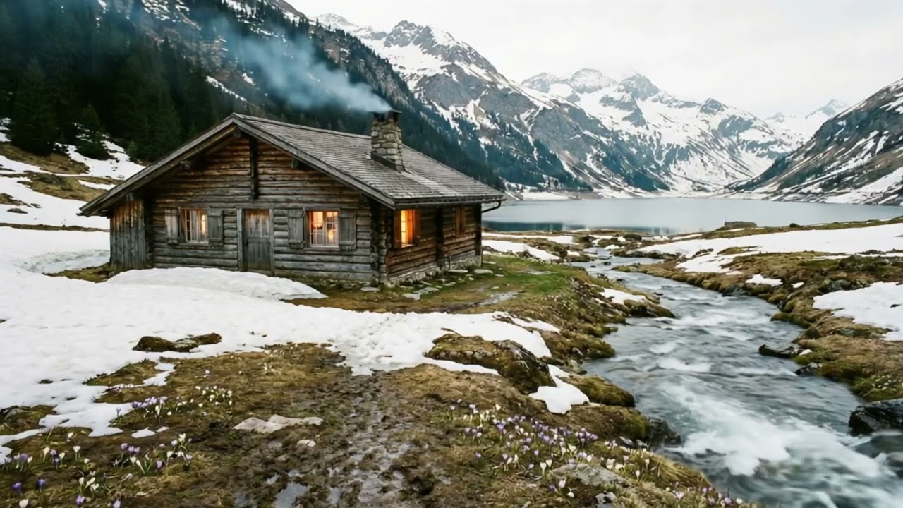 JAZZ PIANO BGM 【Swiss Thaw Jazz】Cozy Cabin Piano as Winter Turns to Spring