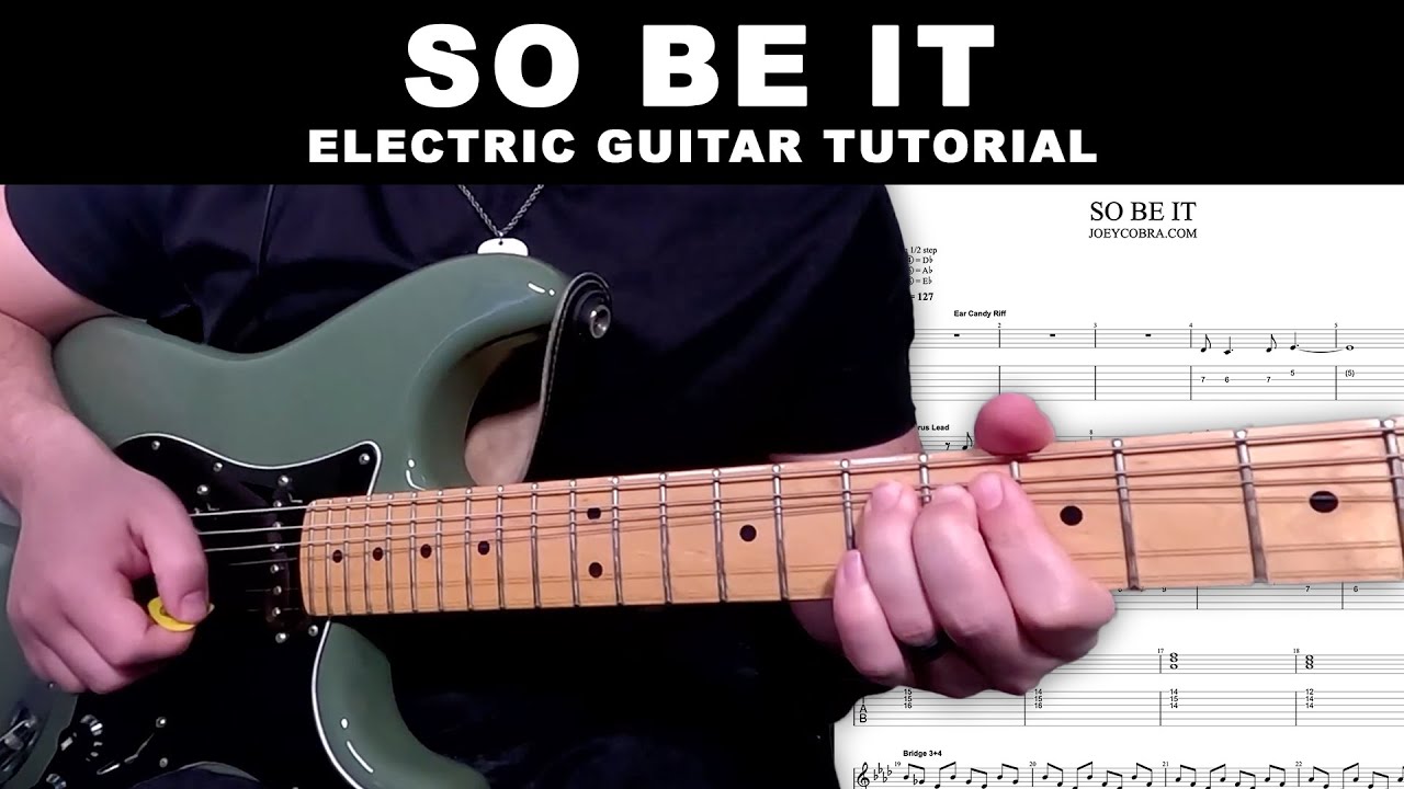 SO BE IT | Elevation Worship & Tiffany Hudson | Lead Guitar Tutorial with Tabs