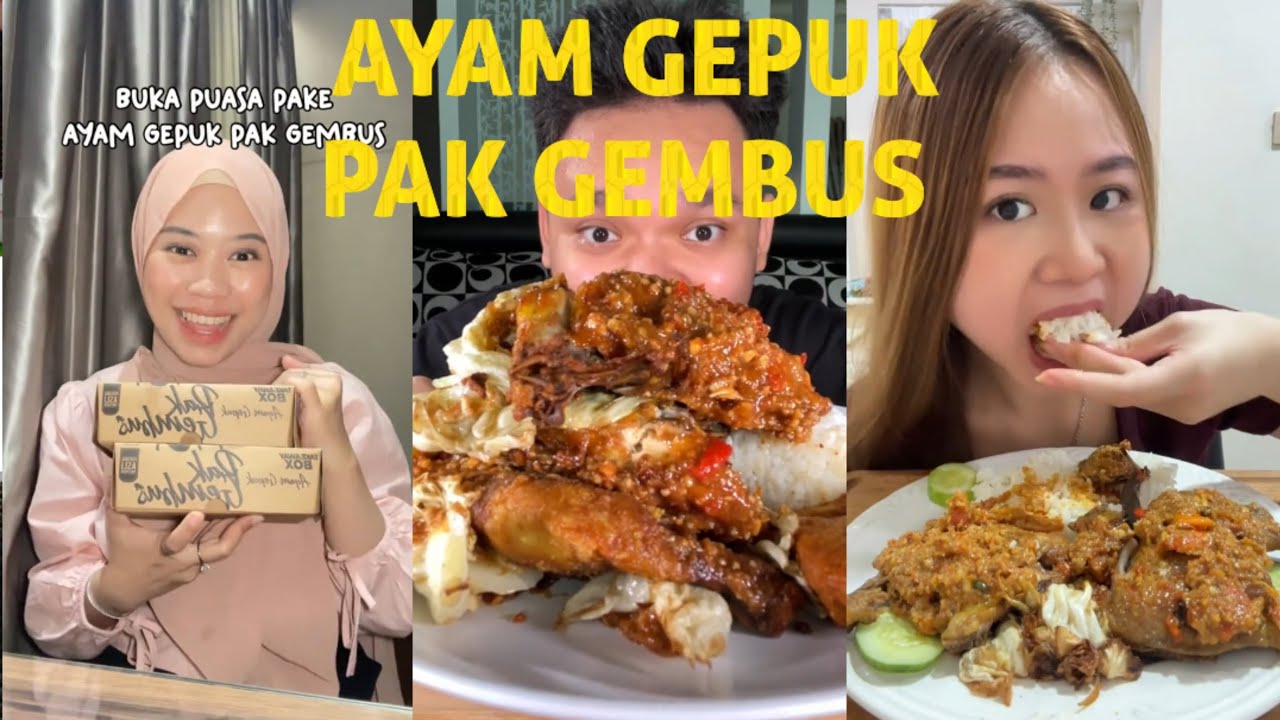 AYAM GEPUK PAK GEMBUS 🐔🔥🤤 // ASMR AYAM PEDAS