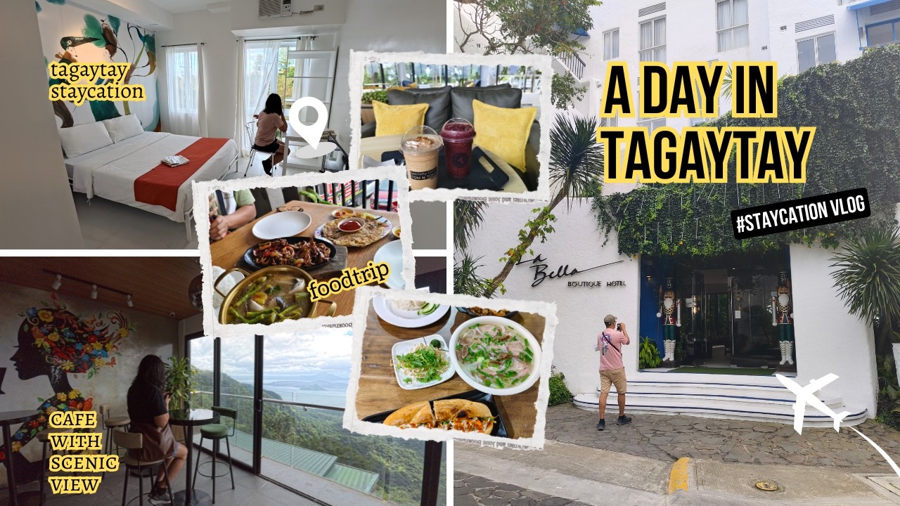 A Day in Tagaytay | Staycation + Scenic Road Trip  + Foodtrip & Places to Visit