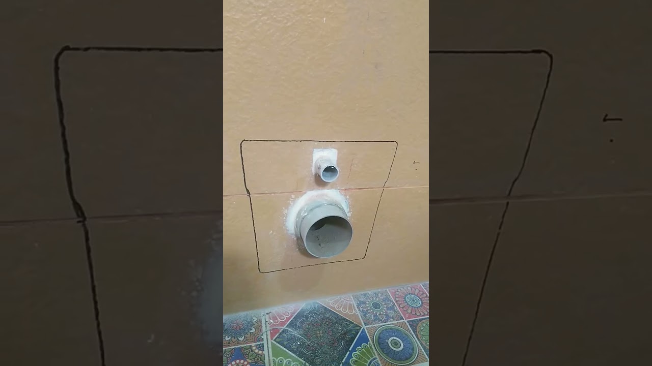 wallmount closet fitting 👍🚽 toilet fitting #plumber #plumbingvideos #wallmount #closet