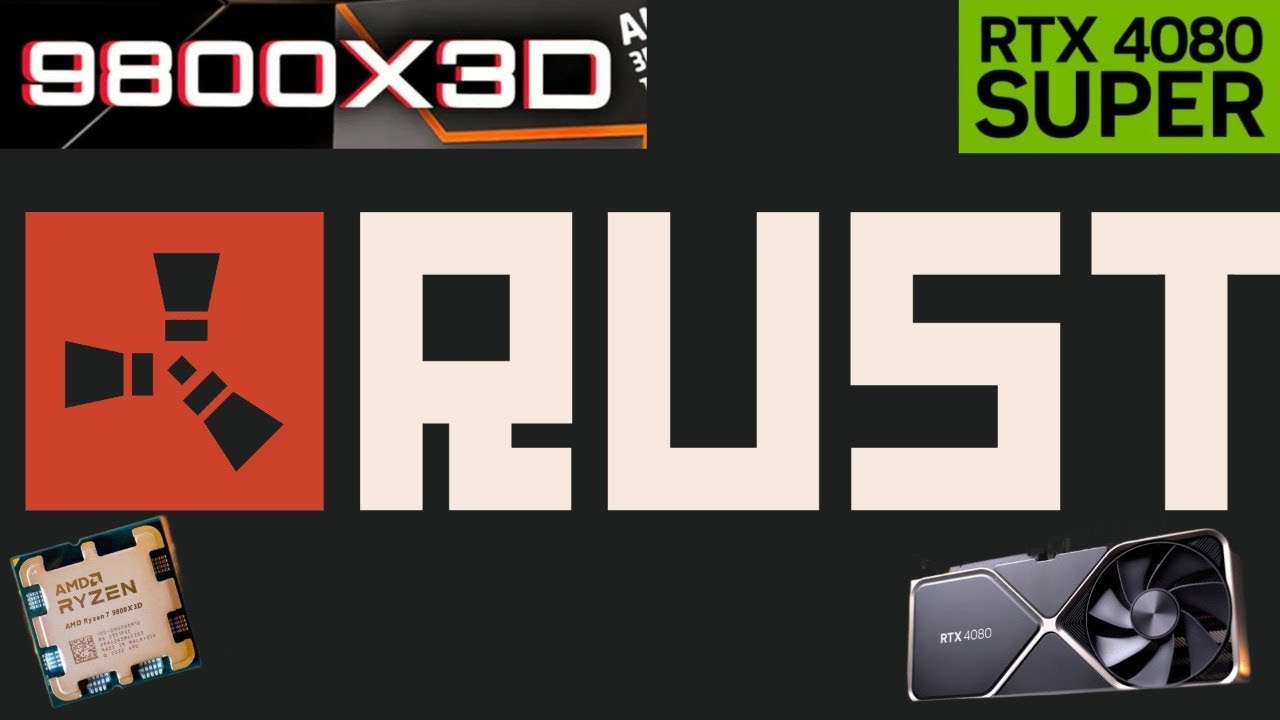 Rust - Ryzen 7 9800X3D + RTX 4080 Super Low-Ultra settings - 1440p #rust #раст #games #gaming #игры