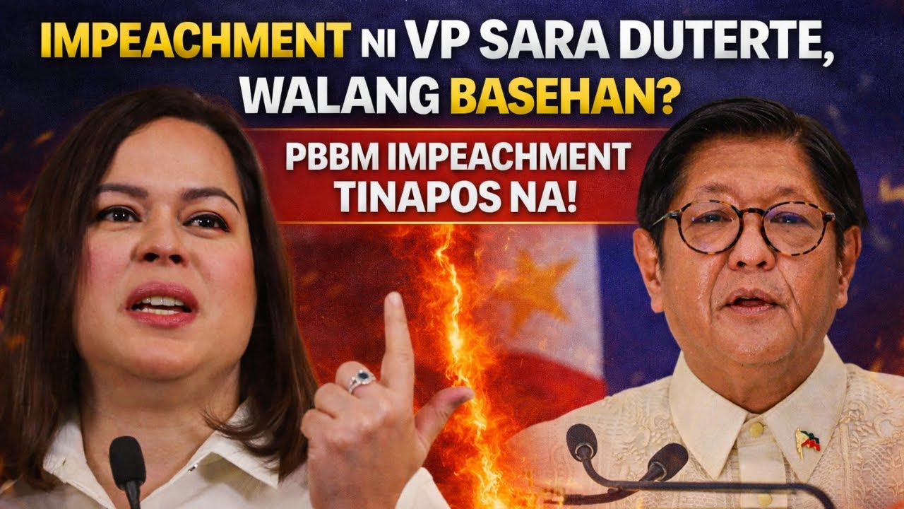 IMPEACHMENT NI VP SARA DUTERTE, WALANG BASEHAN? PBBM IMPEACHMENT TINAPOS NA!