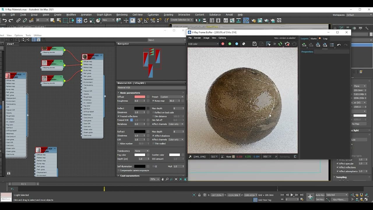 Lighting Set up with 3ds max + V-Ray