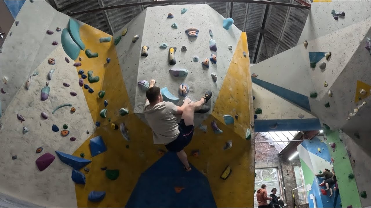 Projecting at Sheffield's The Climbing Works - Climbing session 3