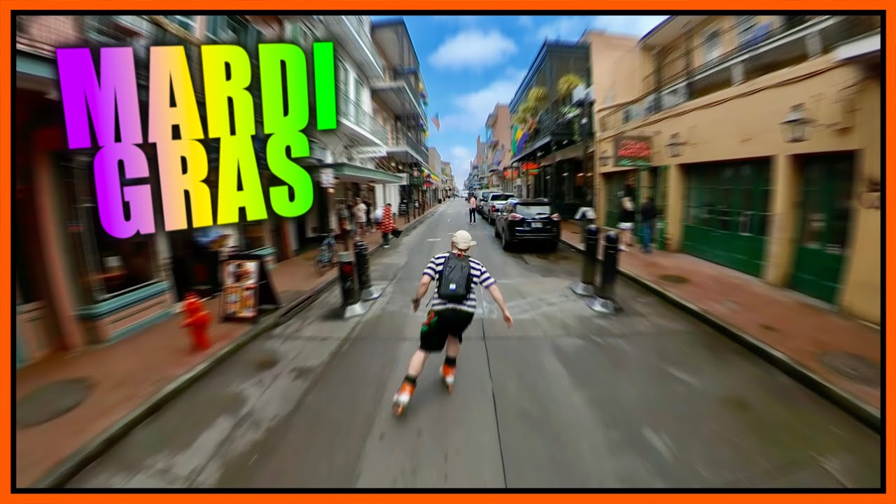 SKATING BOURBON STREET!