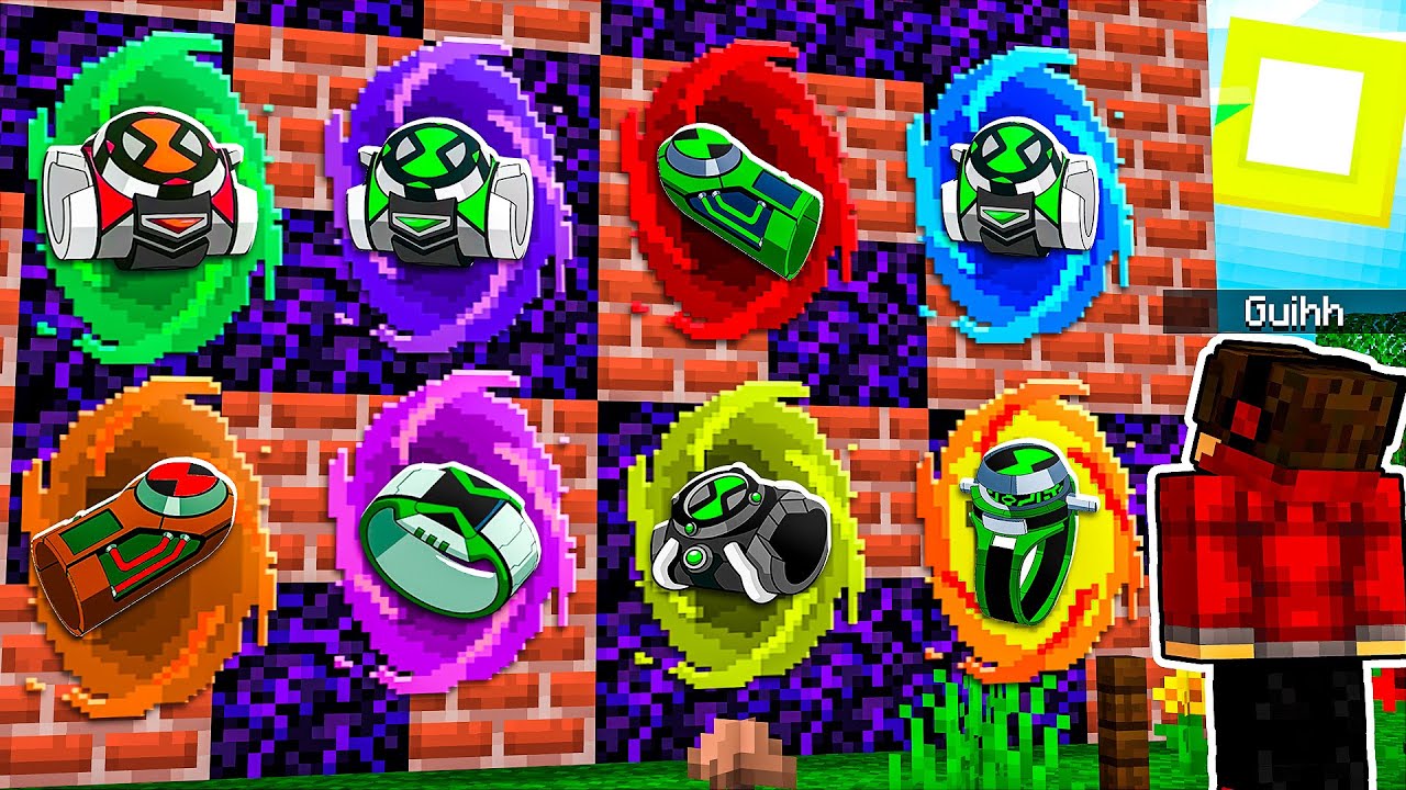 NÃO ESCOLHA O PORTAL ERRADO DO BEN 10 NO MINECRAFT ✭ Guihh ✭