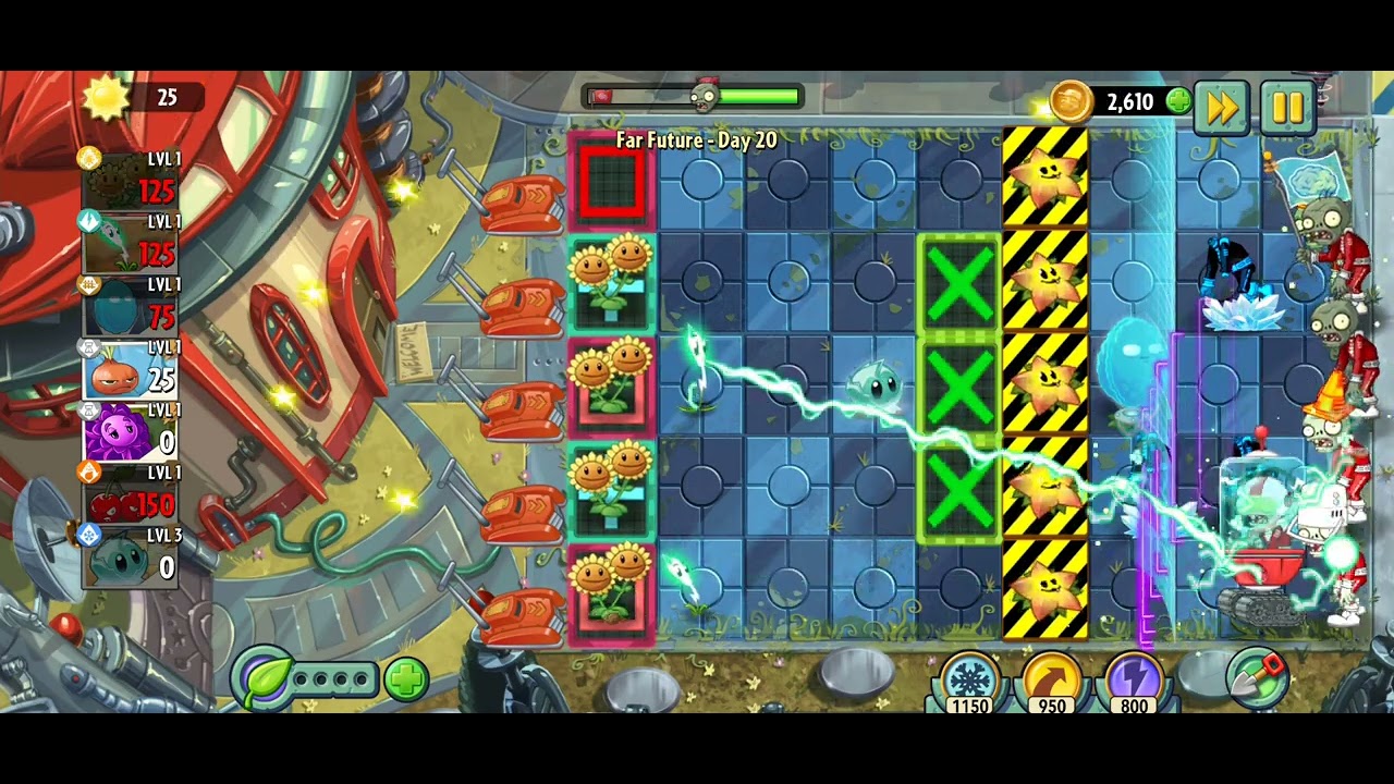 Level 20 far future pvz