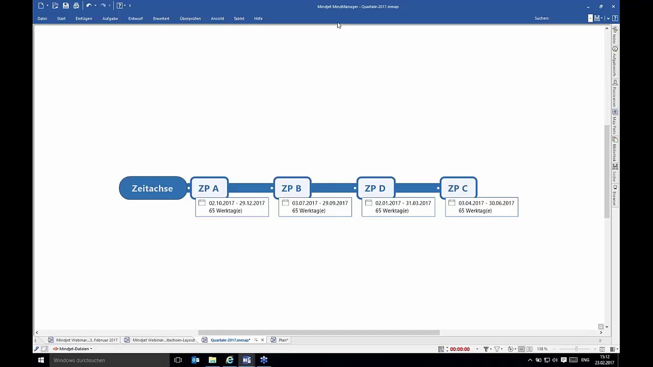 Die Visualisierung der Zeit: Entdecken Sie neue Möglichkeiten mit MindManager | 2017
