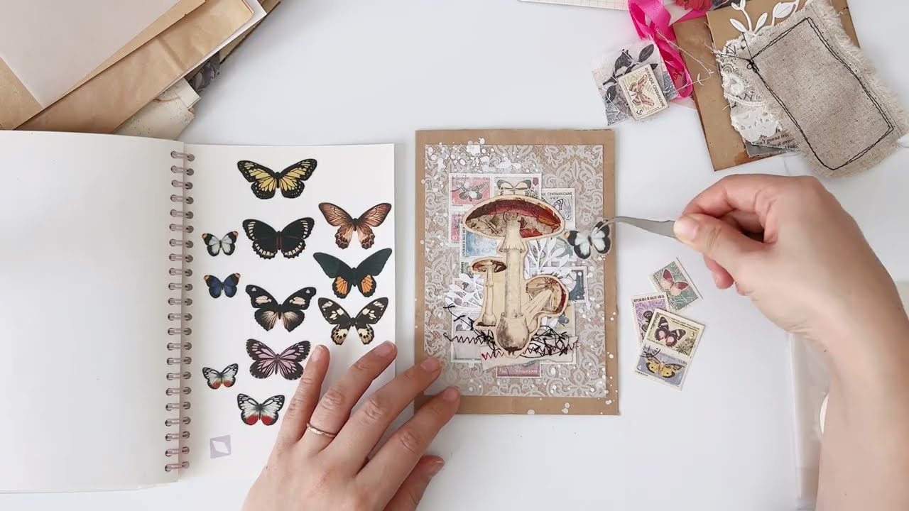 정크저널 속지 구성하고 첫페이지 꾸미기 #빈티지다꾸 #다이어리꾸미기 #junkjournal 
