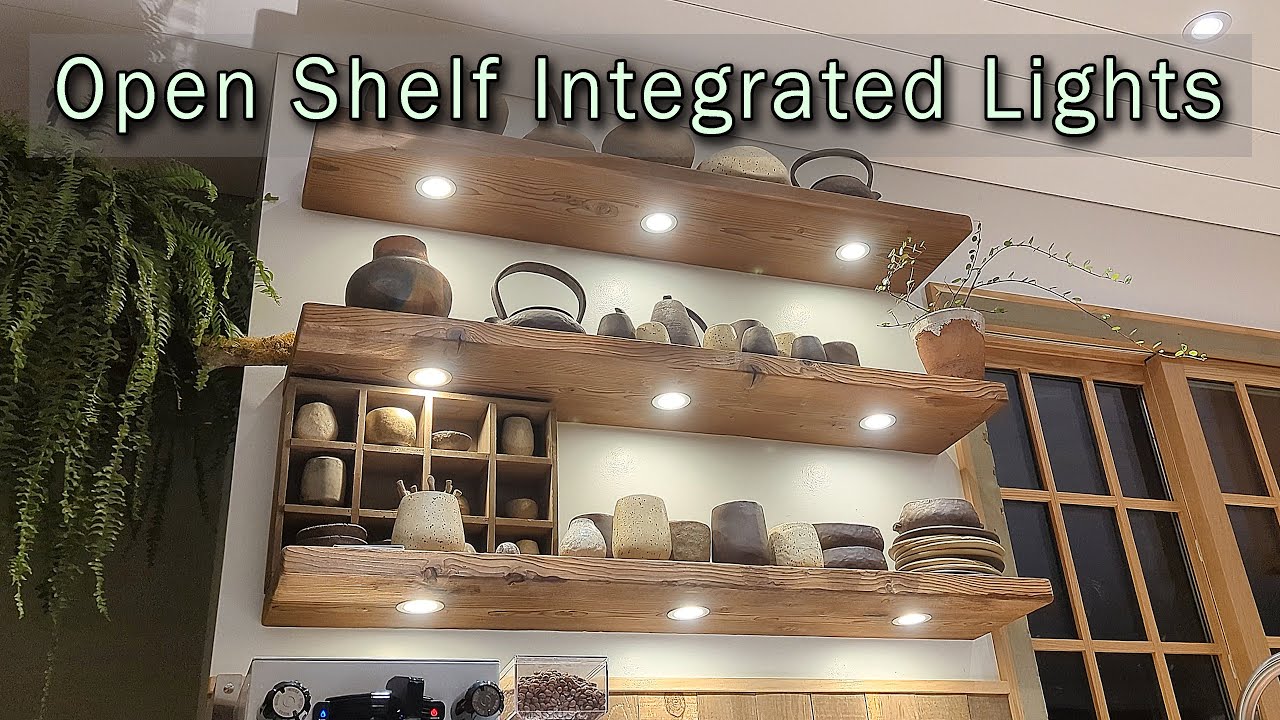 Kitchen Reno Ep.28 - Floating Shelves + Built In Lights