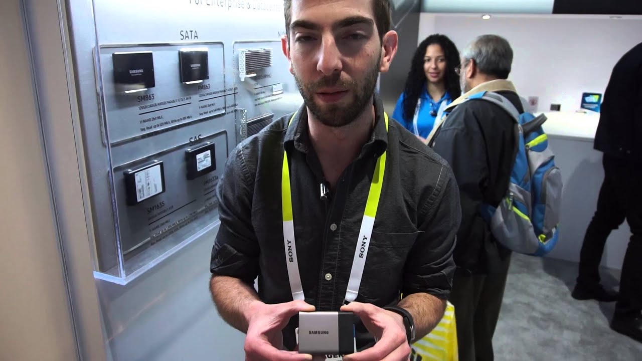 Hands On With Samsung's T3 Portable SSD @ CES 2016
